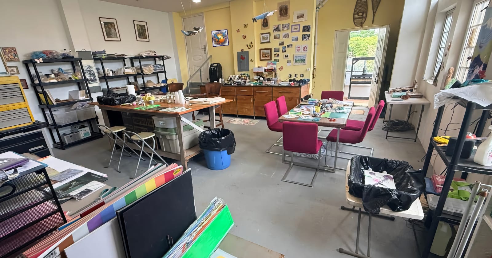 The studio at Black Rock Art Ranch